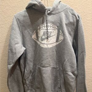 Nike Gray Men's Hoodie Sweater